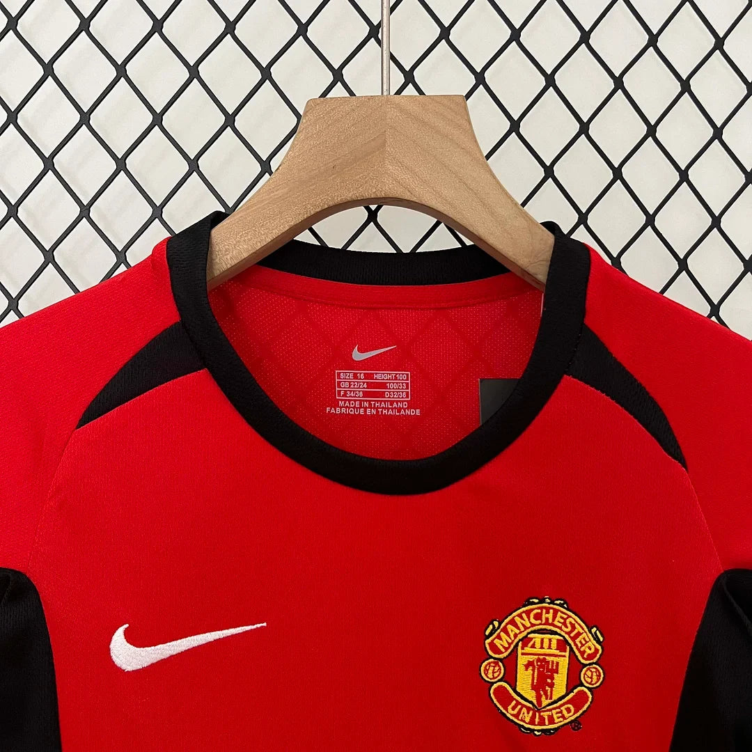 Retro Manchester United 2002/2004 Home Kids Jersey
