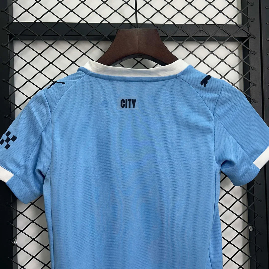 Manchester City 2025/2026 Home Kids Jersey