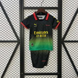 AC Milan 2024/2025 x Off White Limited Edition Design 1 Kids Jersey