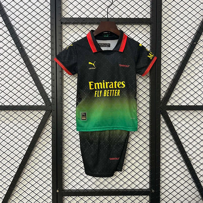 AC Milan 2024/2025 x Off White Limited Edition Design 1 Kids Jersey