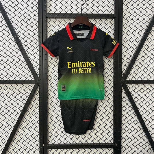 AC Milan 2024/2025 x Off White Limited Edition Design 1 Kids Jersey