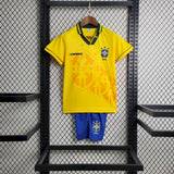 Retro Brazil 1994 Home Kids Jersey