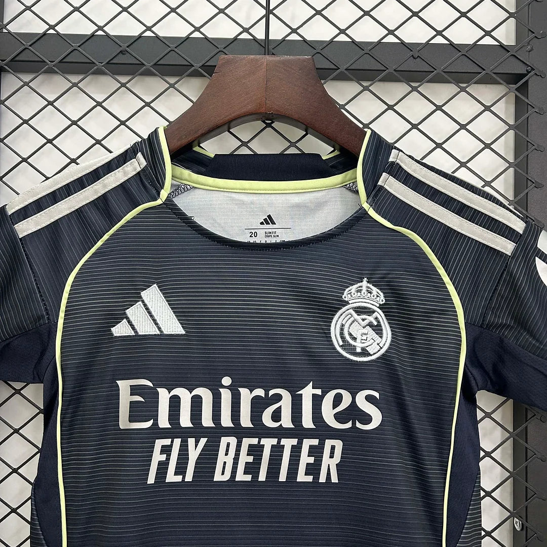 Real Madrid 2025/2026 Away Kids Jersey