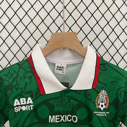 Retro Mexico 1998 Home Kids Jersey