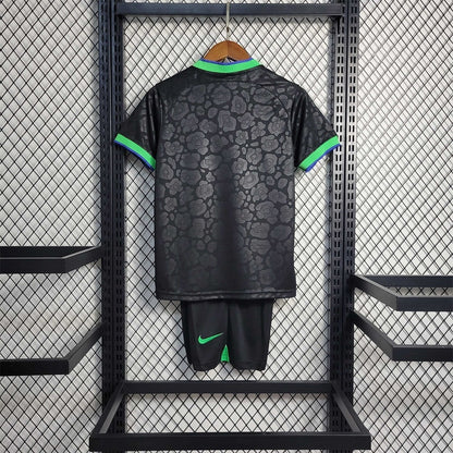Brazil "Black Leopard" Limited Edition Kids Jersey