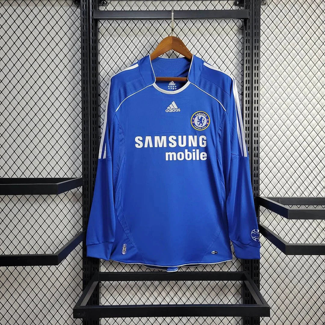 Retro Chelsea 2006 Long Sleeve Home Jersey