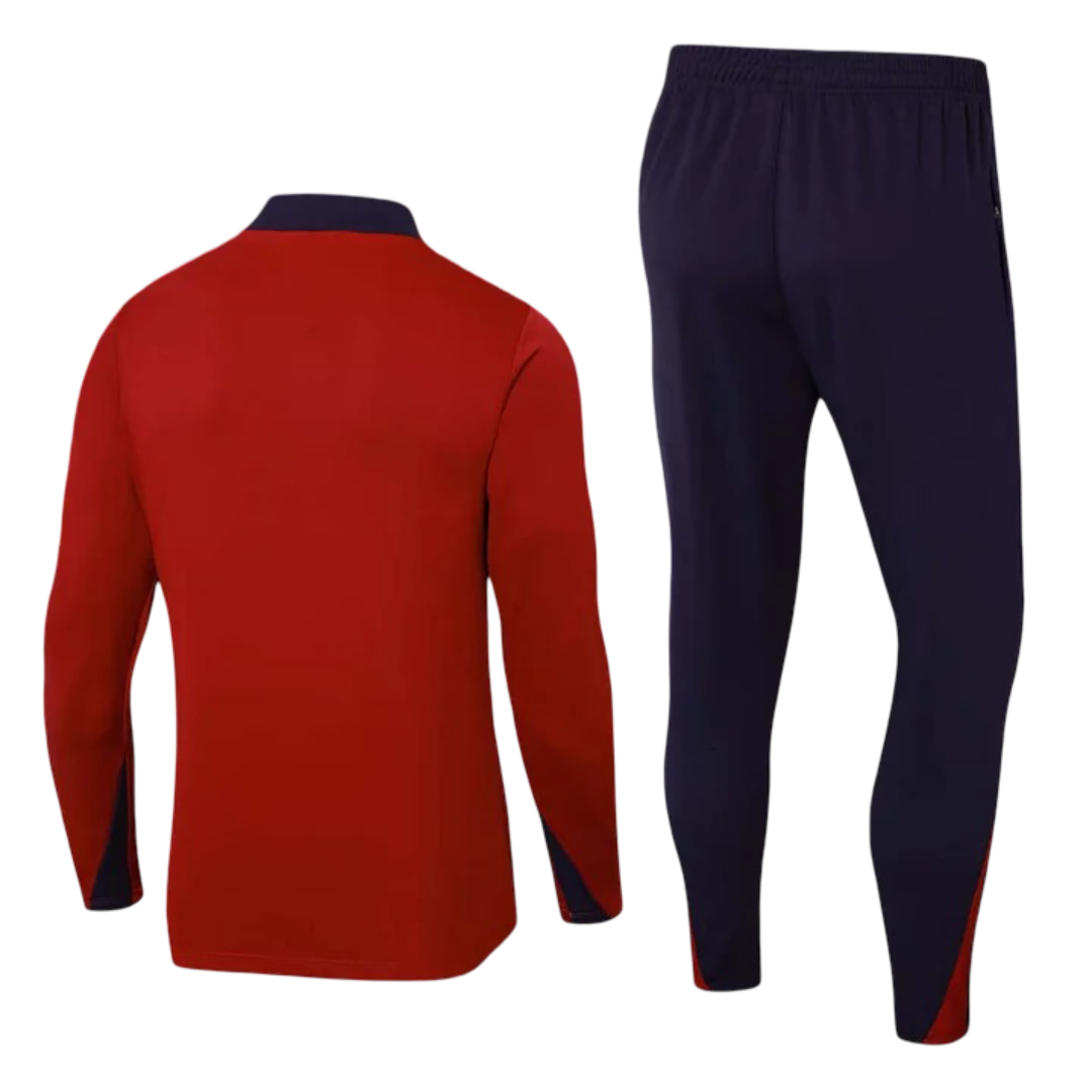 England Black and Purple Design 1 Tracksuit