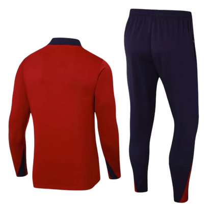 England Black and Purple Design 1 Tracksuit