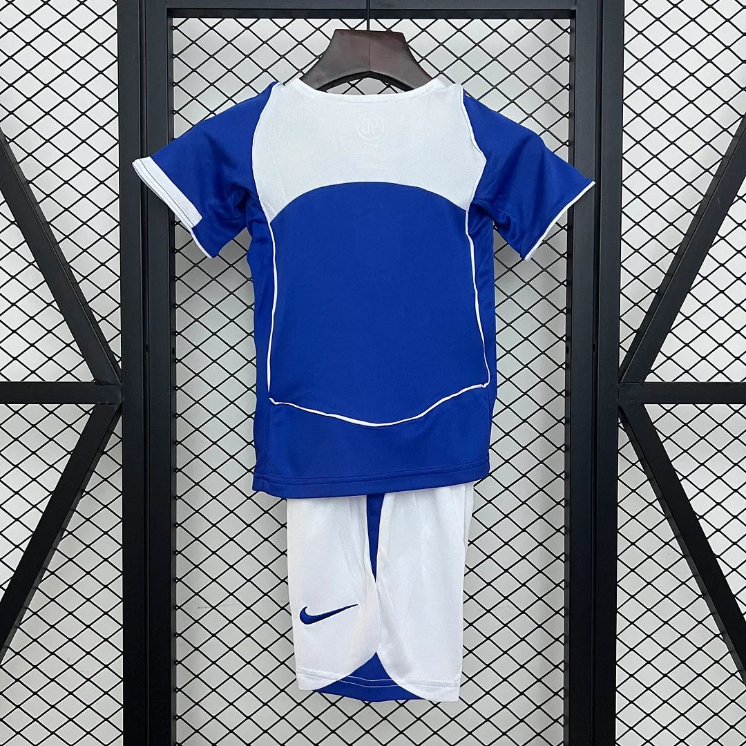 Retro Brazil 2004 Away Kids Jersey