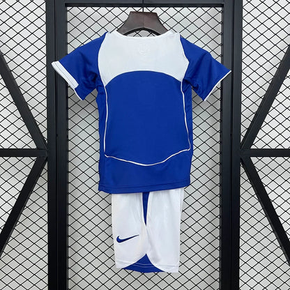 Retro Brazil 2004 Away Kids Jersey