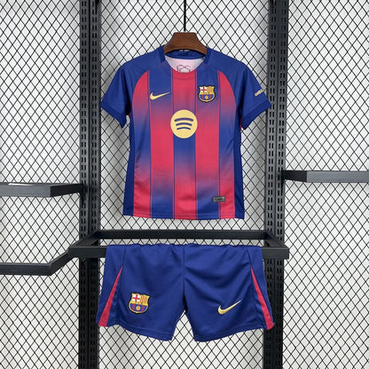Barcelona 2025/2026 Home Kids Jersey