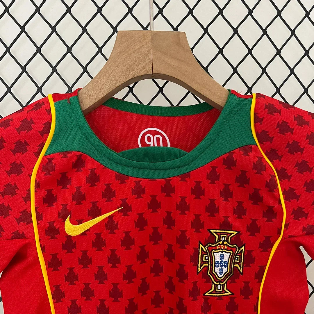 Retro Portugal 2004 Home Kids Jersey