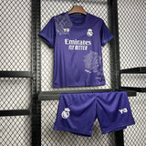 Real Madrid 2024/2025 x Y3 Fourth Purple Kids Jersey