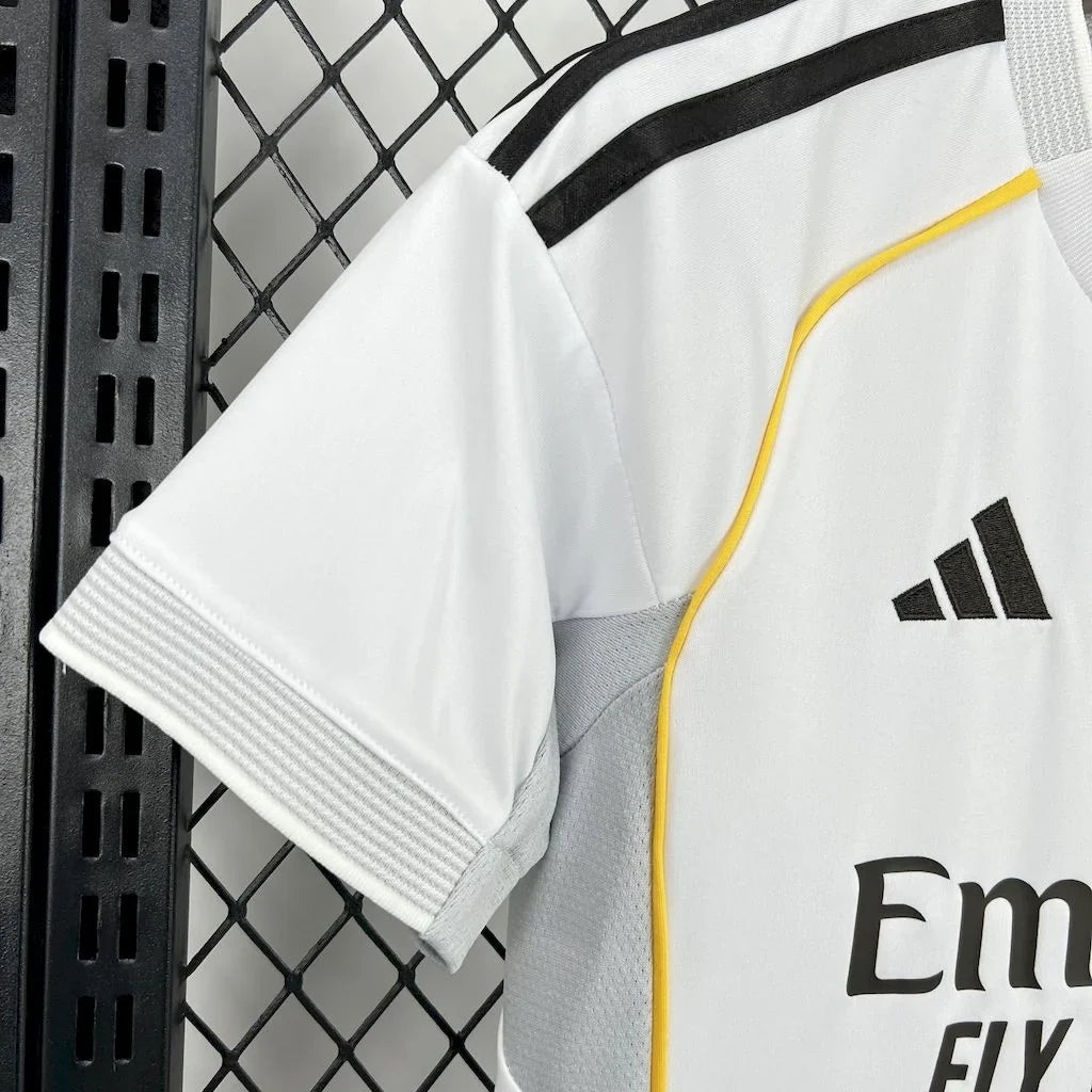 Real Madrid 2025/2026 Home Kids Jersey