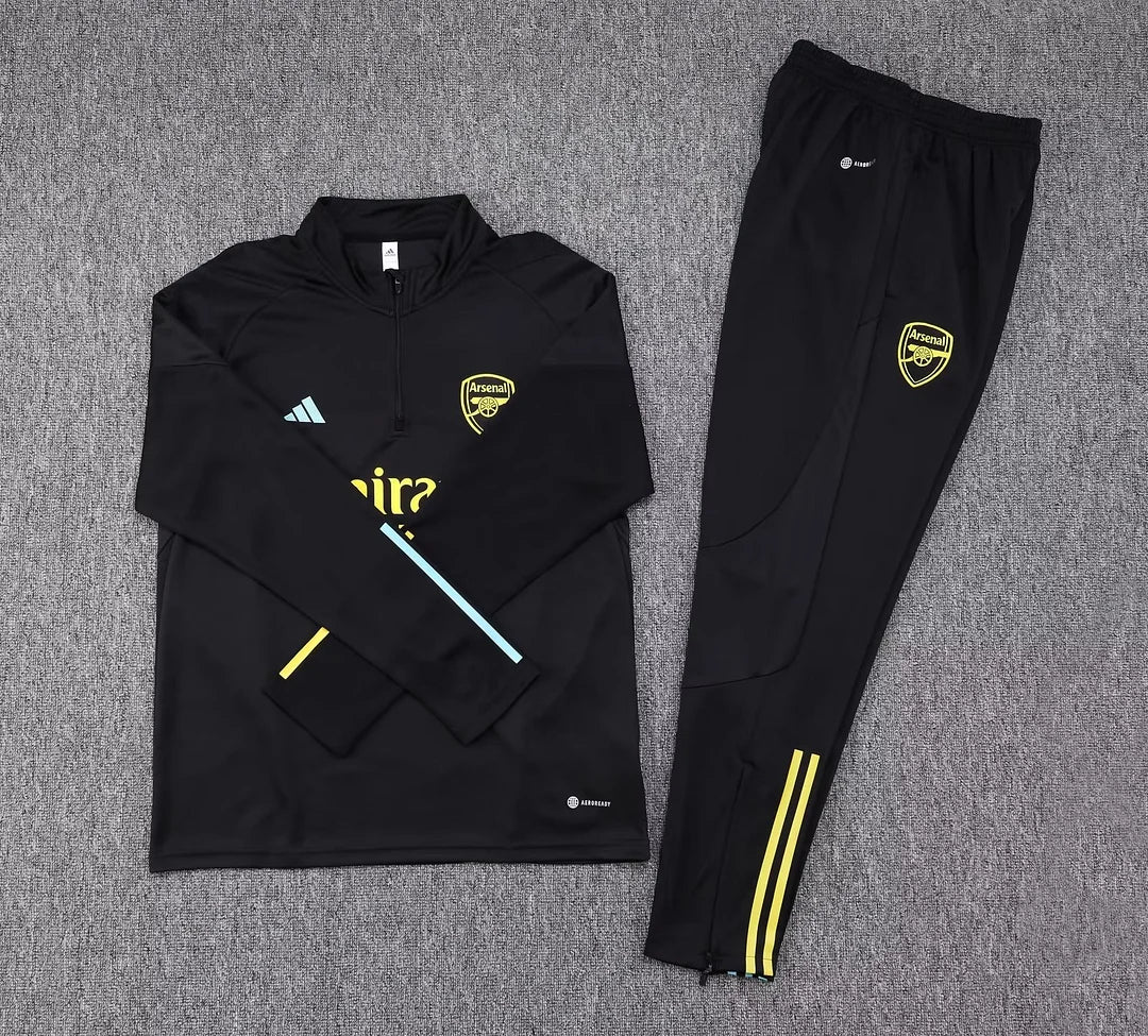 Arsenal Black Design 2 Tracksuit