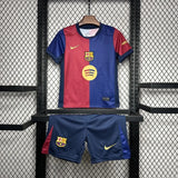 Barcelona 2024/2025 Home Design 1 Kids Jersey