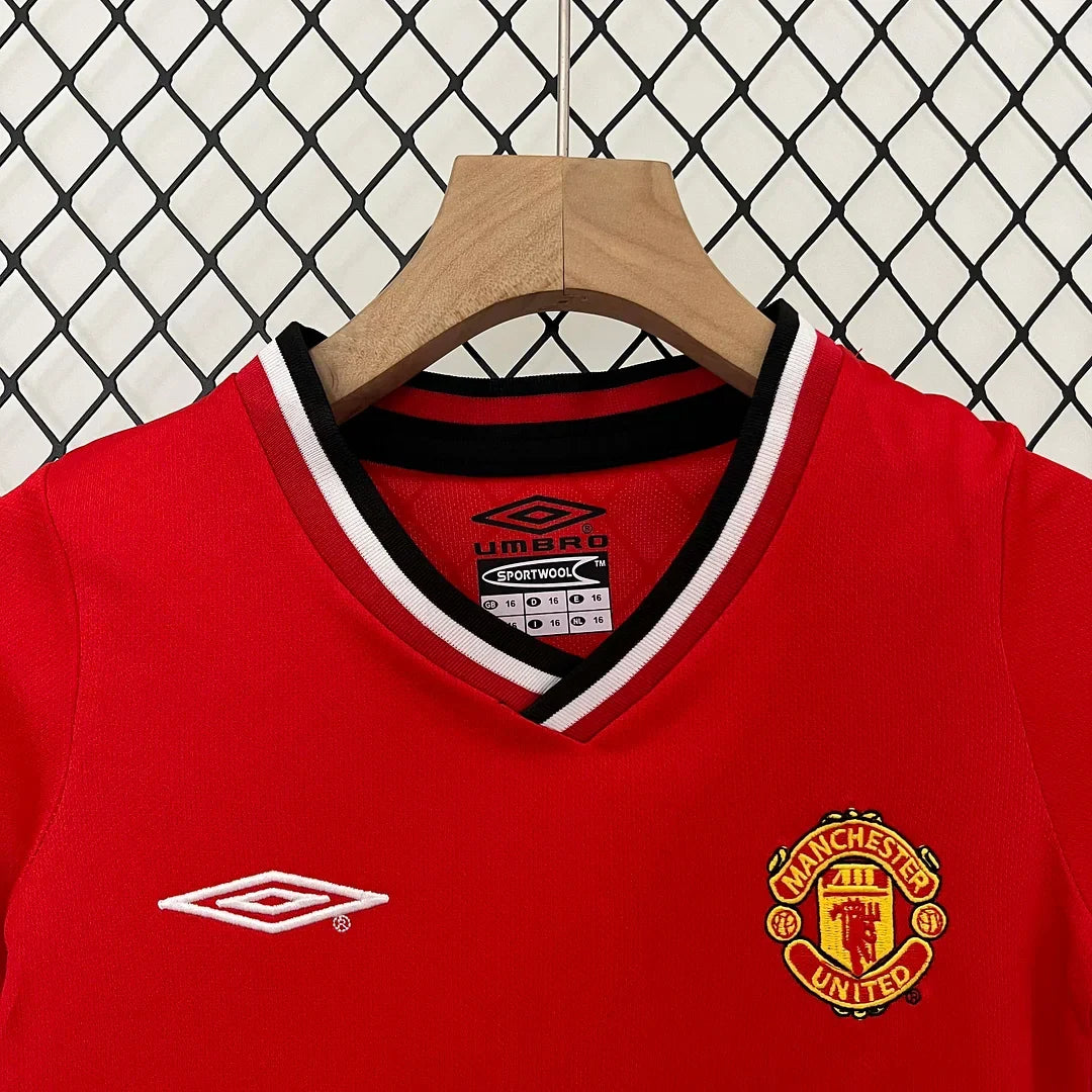 Retro Manchester United 2000/2002 Home Kids Jersey