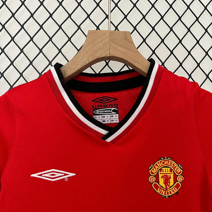 Retro Manchester United 2000/2002 Home Kids Jersey