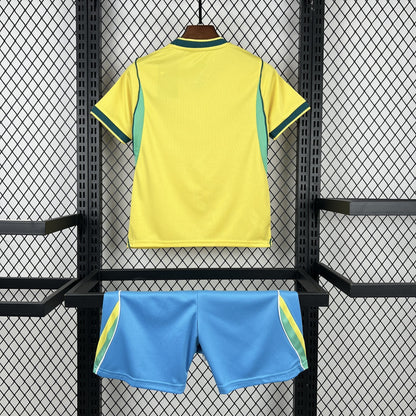 Brazil 2026 Home World Cup Kids Jersey