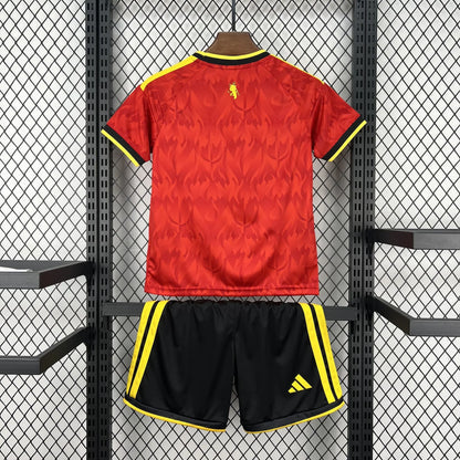 Belgium 2026 Home World Cup Kids Jersey