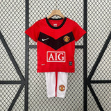 Retro Manchester United 2009/2010 Home Kids Jersey