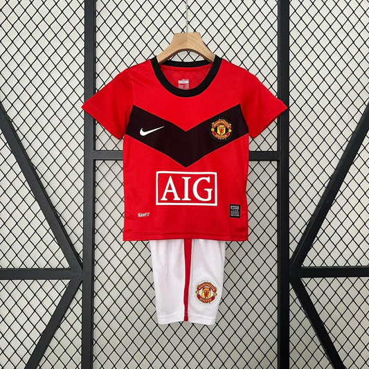 Retro Manchester United 2009/2010 Home Kids Jersey