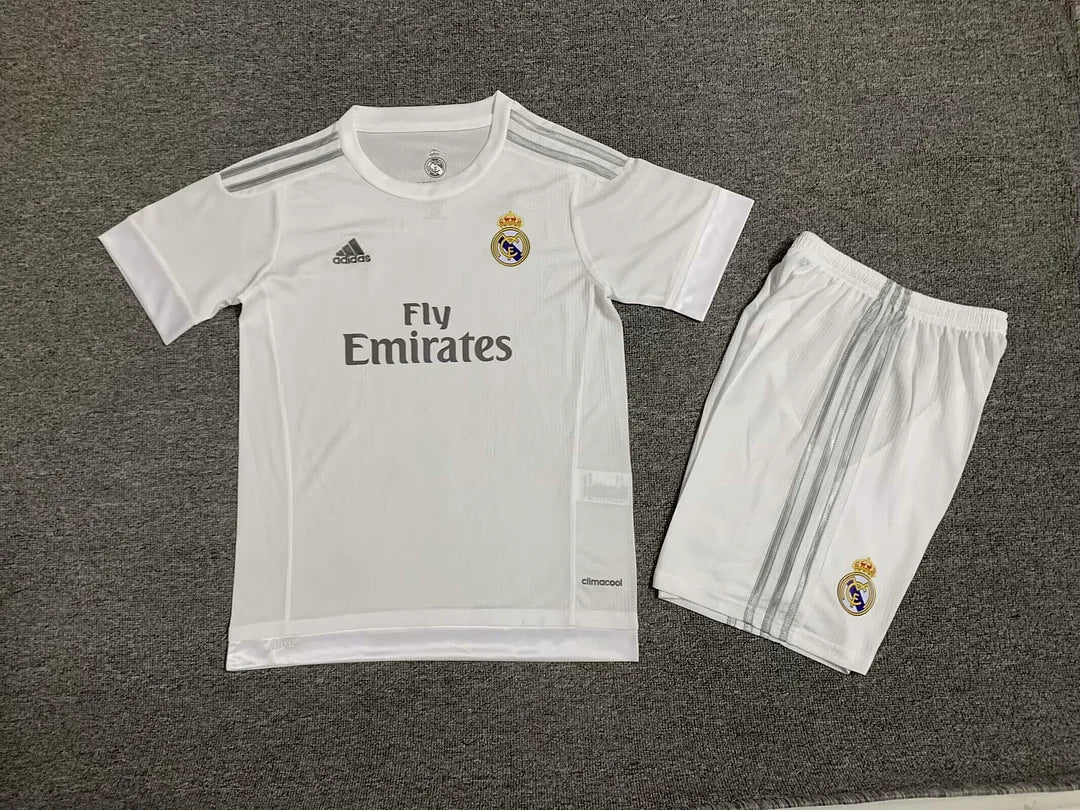 Retro Real Madrid 2015/2016 Home Kids Jersey