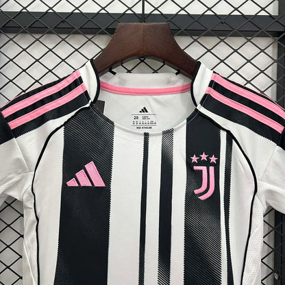 Juventus 2025-2026 Home Kids Jersey