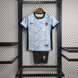 Portugal 2024 Away Kids Jersey