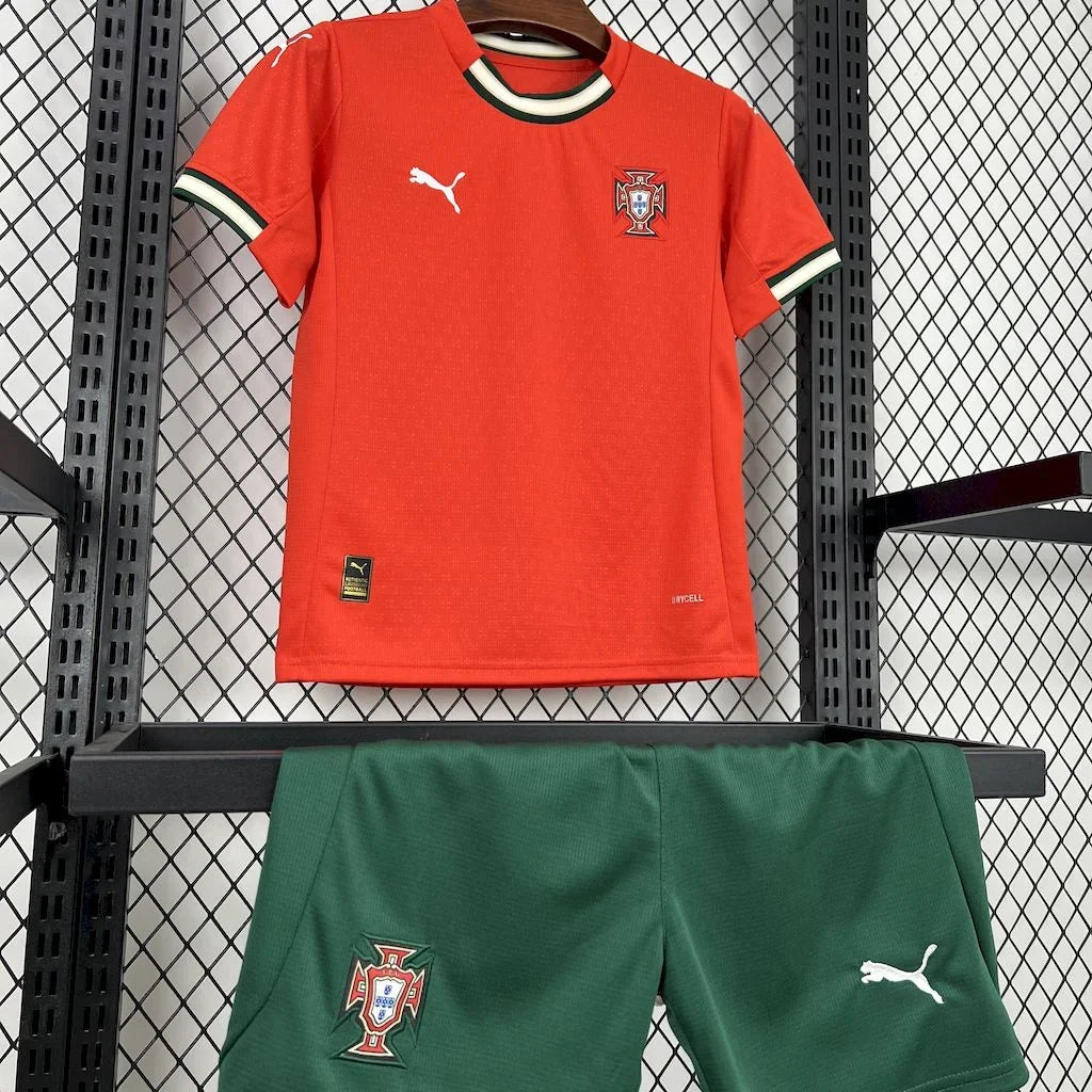 Portugal 2025 Home Kids Jersey