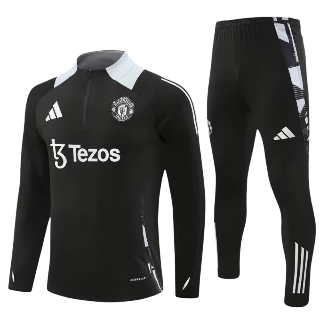 Manchester United Black Design 1 Tracksuit