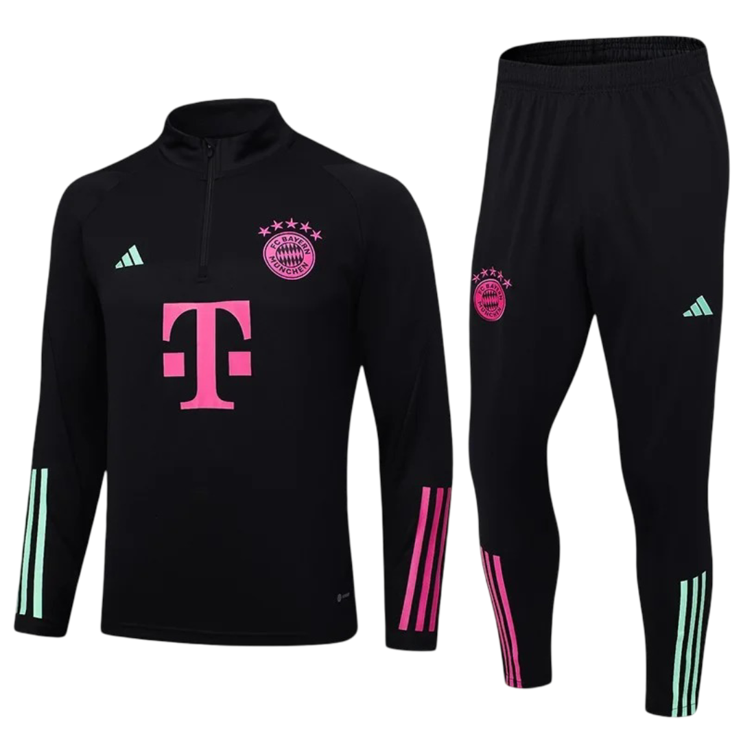 Bayern Munich Black Design 1 Tracksuit