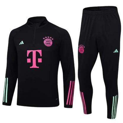 Bayern Munich Black Design 1 Tracksuit