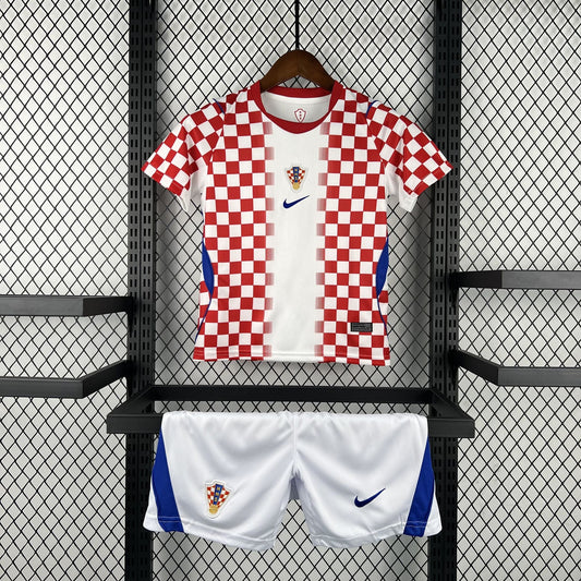 Croatia 2026 Home World Cup Kids Jersey