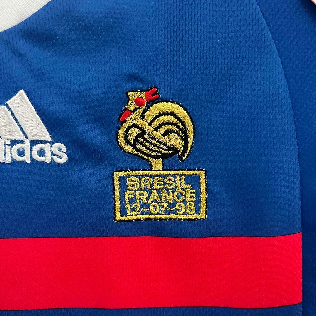 Retro France 1998 Home Kids Jersey