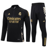 Real Madrid Black and Gold Design 2 Tracksuit