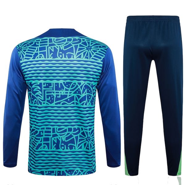 Brazil Blue and Green Design 1 Tracksuit