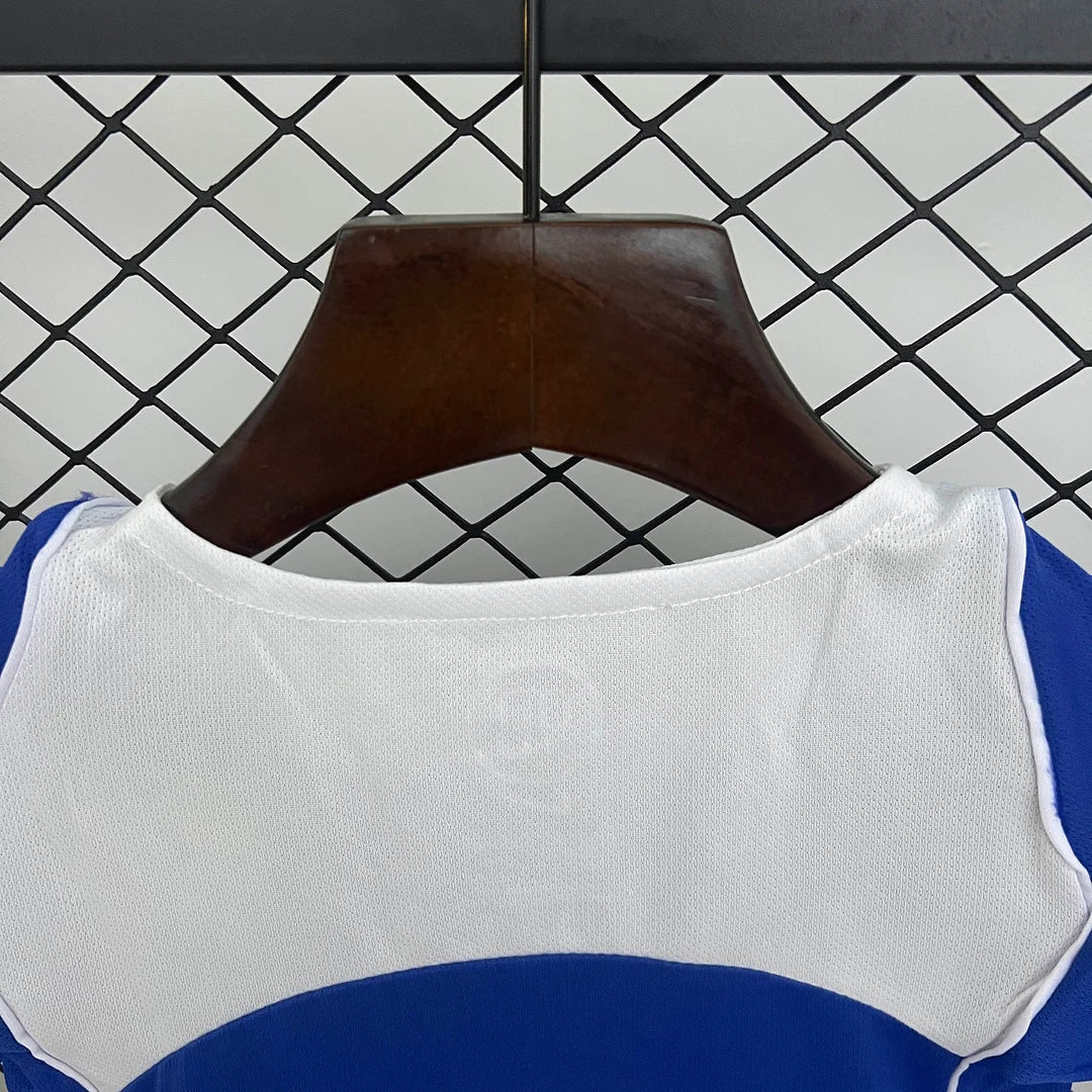 Retro Brazil 2004 Away Kids Jersey