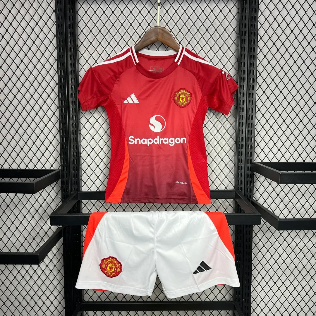 Manchester United 2024/2025 Home Kids Jersey