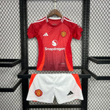 Manchester United 2024/2025 Home Kids Jersey