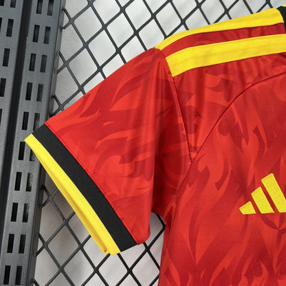 Belgium 2026 Home World Cup Kids Jersey
