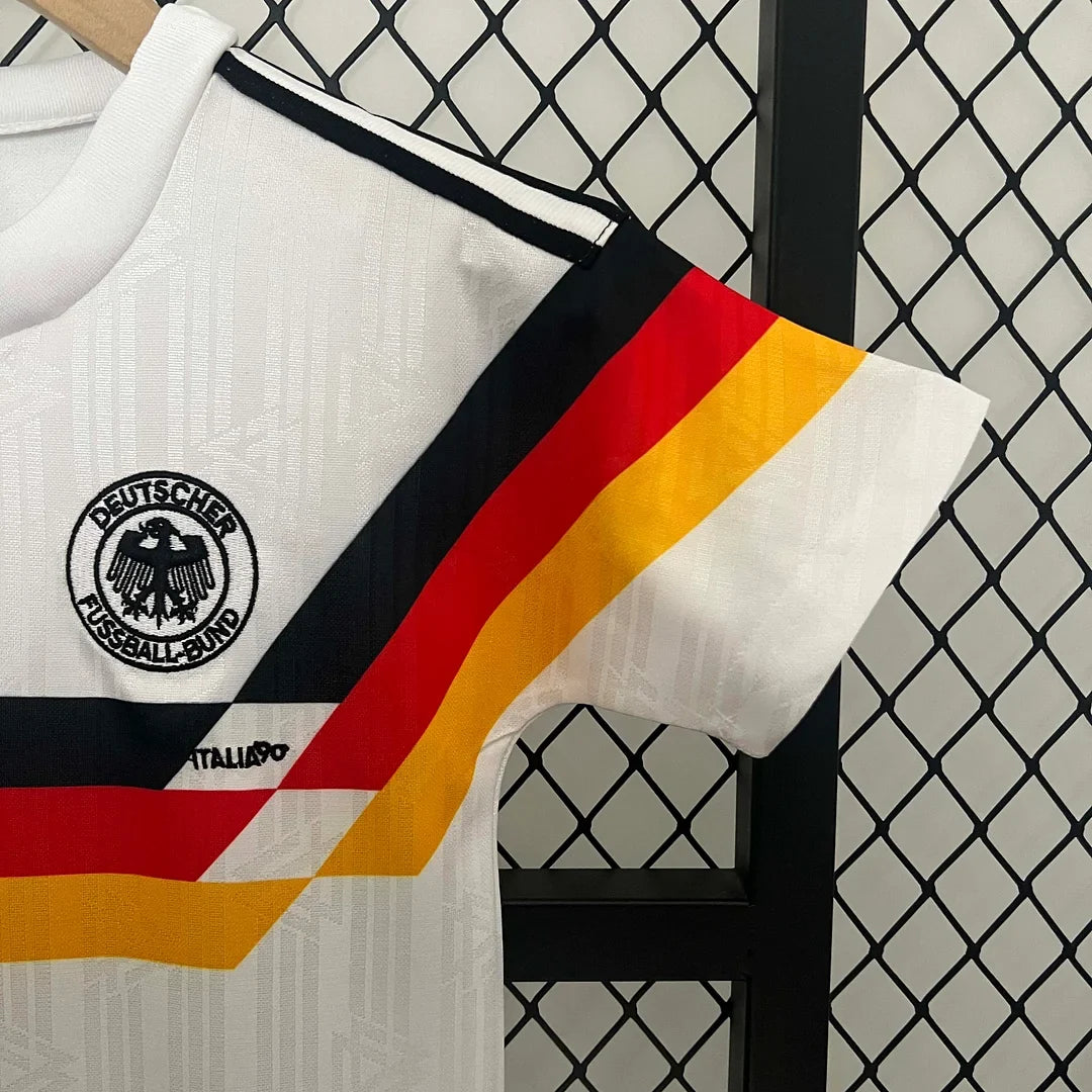 Retro Germany 1990 Home Design 2 Kids Jersey