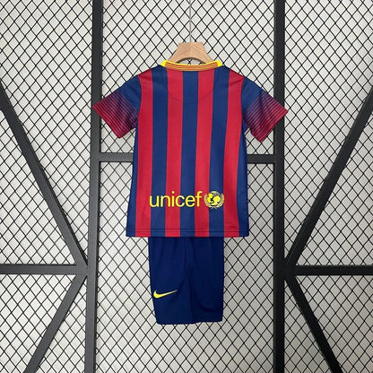 Retro Barcelona 2013/2014 Home Kids Jersey