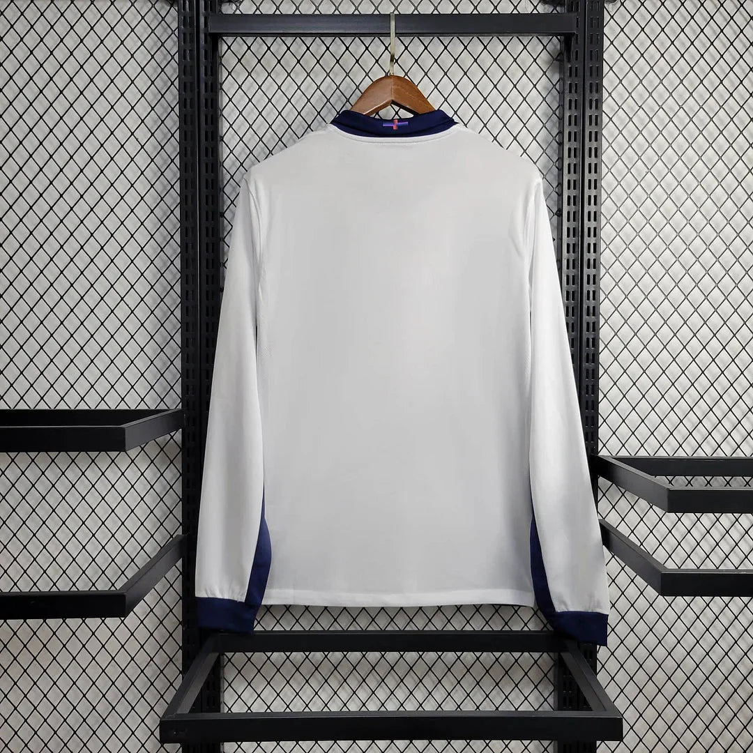 England 2024 Long Sleeve Home Jersey