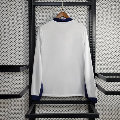 England 2024 Long Sleeve Home Jersey