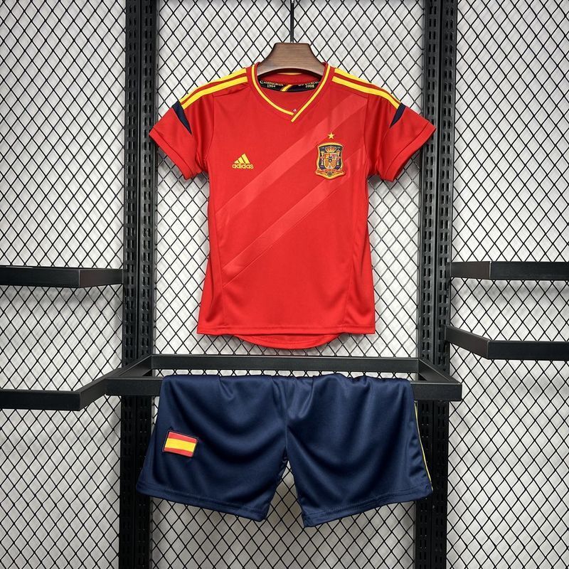 Retro Spain 2012 Home Kids Jersey