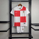 Croatia 2024 Home Kids Jersey