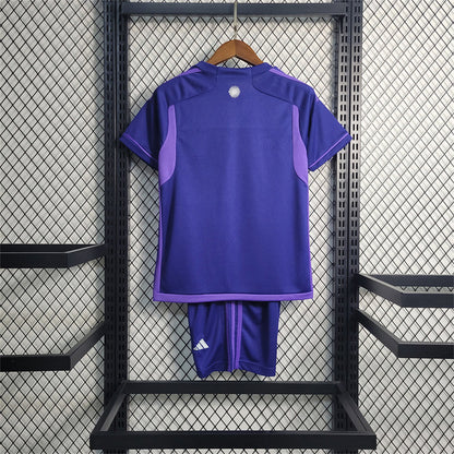Argentina 2022 Away Kids Jersey
