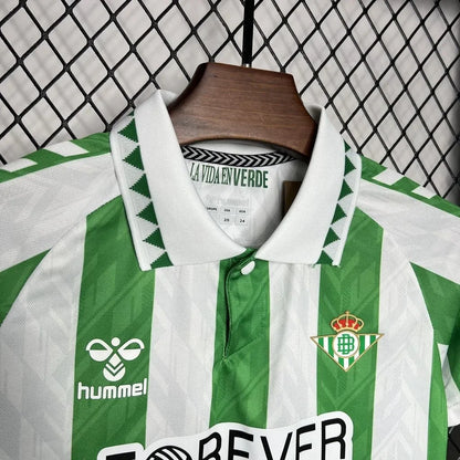 Real Betis 2024/2025 Home Kids Jersey