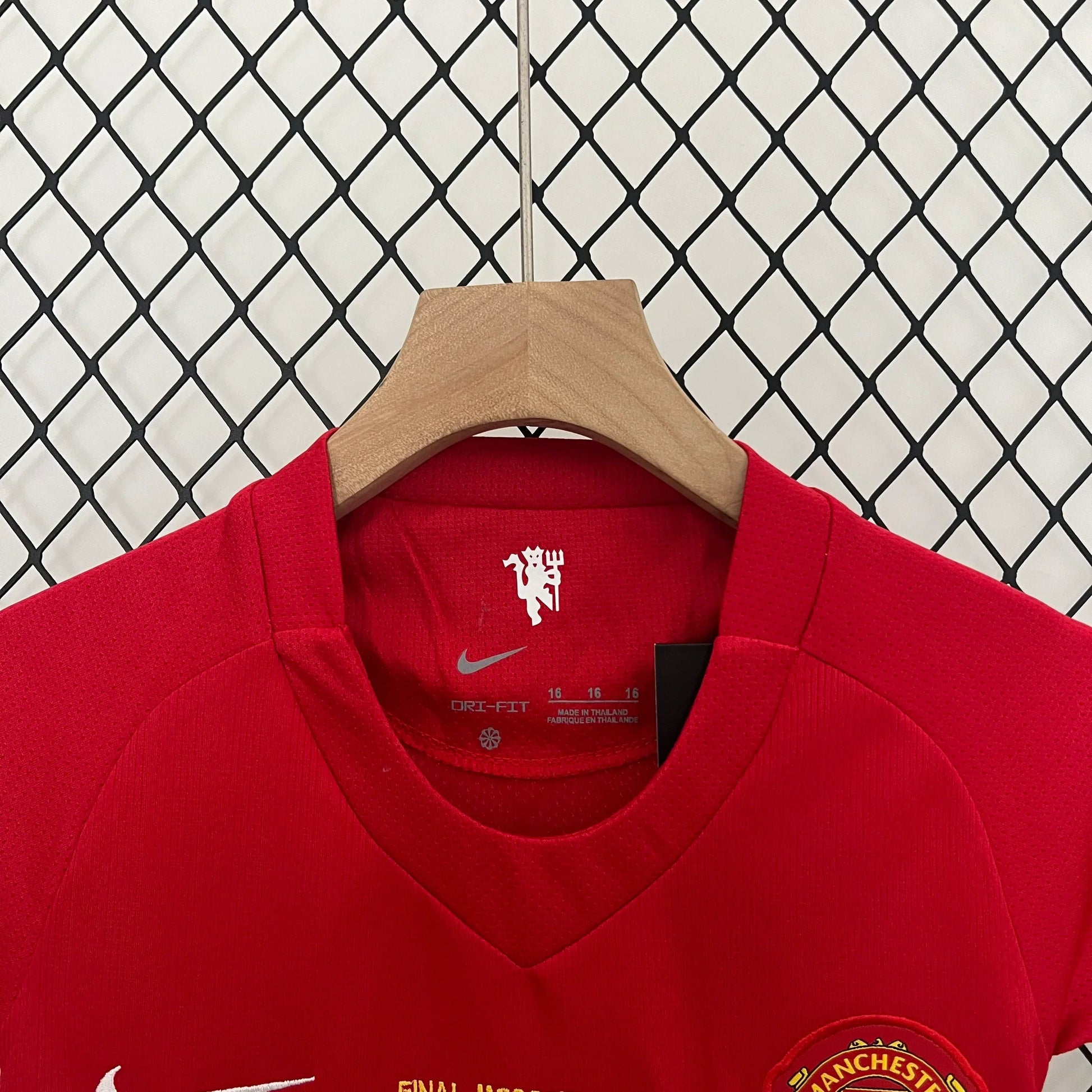 Retro Manchester United 2007/2008 Home Kids Jersey